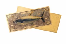 Yellow Fin Tuna Aurum® 100mg 24k Gold Bill 2025
