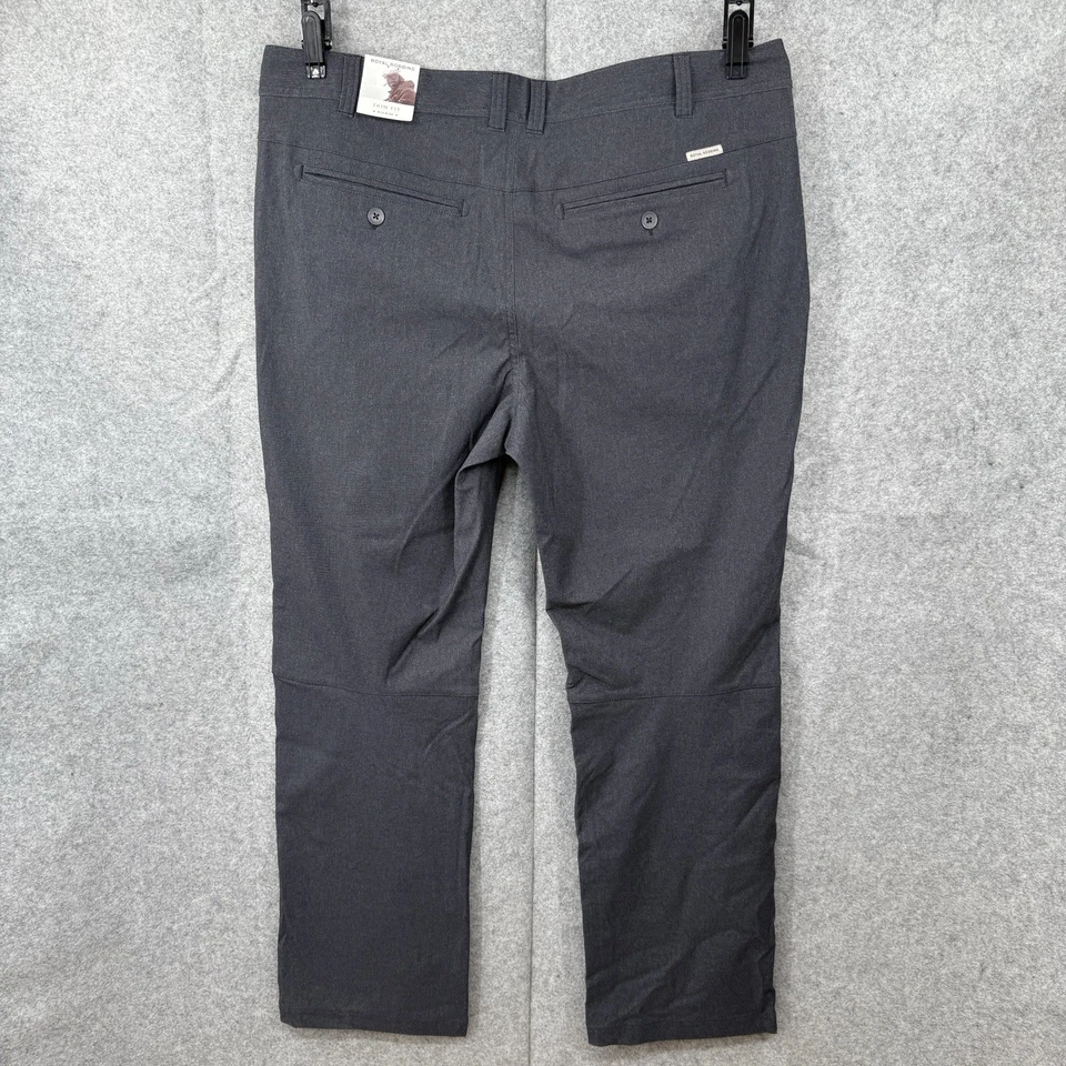 Pantalón de carretera alpino Royal Robbins para mujer carbón 16 ajuste tiro medio secado rápido Foto 3 de 4