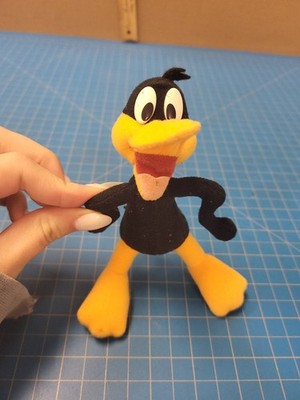 Daffy Duck Plush Toy 2003 Mattel Looney Tunes Warner Bros Cartoon Doll