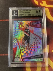 2023-24 Panini Revolution Levels Scoot Henderson Mojo /35 Beckett 9.5 RC