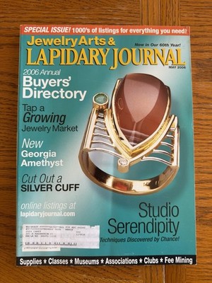 Vintage Lapidary Journal Jewelry Art May 2006 Magazine Book