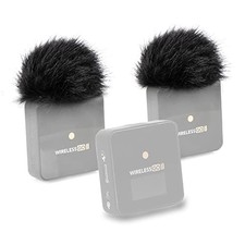Mic Pop Filter Furry Windscreen for Rode Pop Filter Rode Wireless Go2 2PC