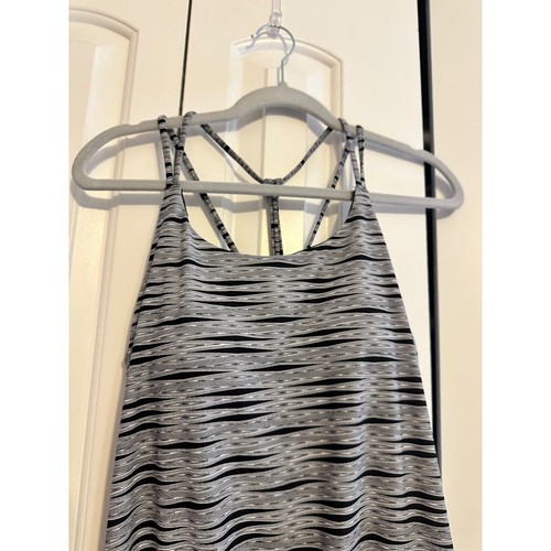 Athleta Dress Womens M Ariel Venice Swim Padded Built In Bra Crossed Straps - Picture 4 of 7
