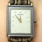 Vintage Seiko Lassale Hattori 2F50-1370 Qz Ladies Watch Leather strap Japan#055B
