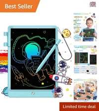 Kids LCD Writing Tablet Colorful 10 Inch Doodle Board Educational Gift