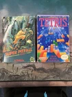 Vintage Game Lot, 2 Games, Super Pitfall & Tetris In Boxes W/ Manuals