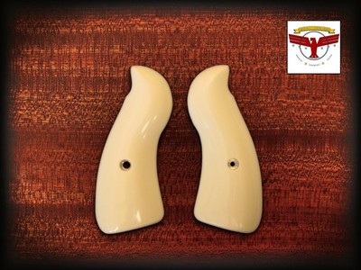 RUGER SPEED-SIX 6 Magna-Tusk ~ PREMIUM WHITE IVORY GRIPS