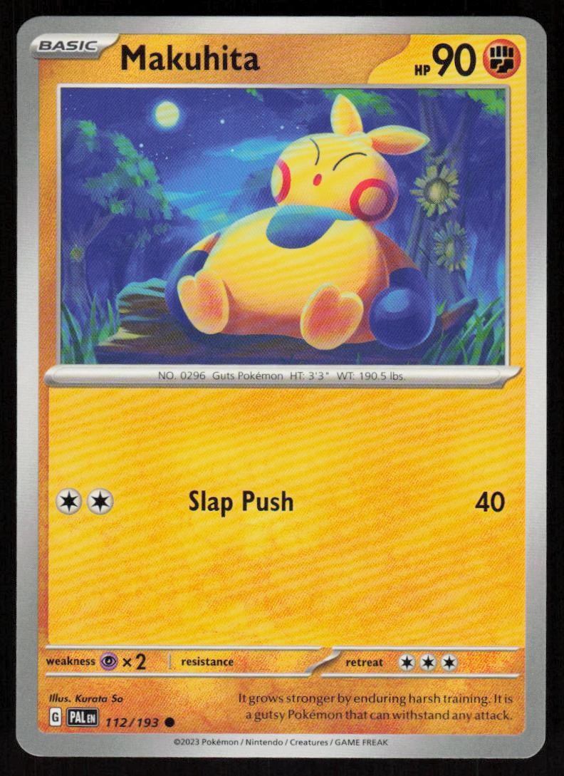 Makuhita 112/193 Common Paldea Evolved Pokemon NM