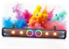 35 Inch 8 Speaker UTV Sound Bar, Bluetooth Golf Cart Speakers Color 35IN