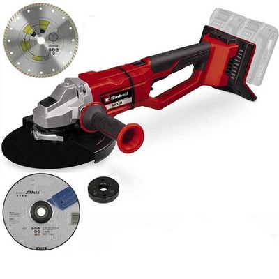 Einhell Akku-Winkelschleifer AXXIO 36/230 Q 36V, 2200 W + 2 Trennscheiben