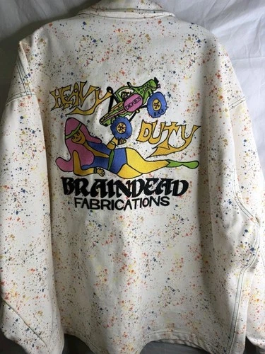 Brain dead X Dickies Chore Gardening Denim Jacket 2022 Rare - product listing photo
