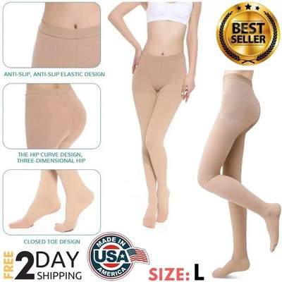 Mejores Medias Pantys Calcetas Largas De Compresion Para Varices Talla L NEW