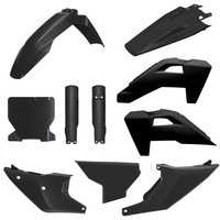 Polisport Plastik-Kit Full-Kit Schwarz, Husqvarna Tc/Fc 25-