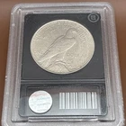 1922 US Silver Peace Dollar RARE Authenticated Certified Vg