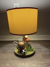 Lion  Monkey Kids Baby Nursery Table Lamp with Shade by Lambs  Ivy - 8624
