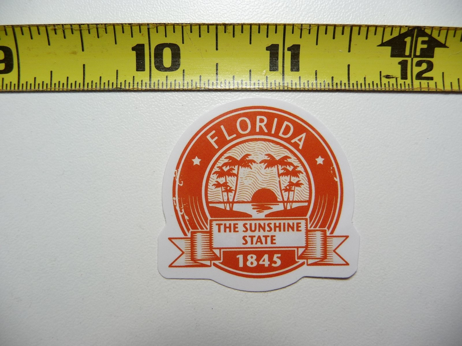 Florida Sunshine State small travel decal sticker for vacation memories