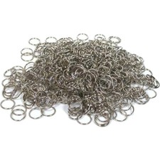 500 Split Rings Key Chain Connectors Steel Parts 24mm