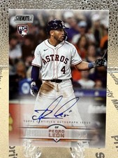 Pedro Leon 2025 Topps Stadium Club Base Auto RC #SCBA-PL Astros KG