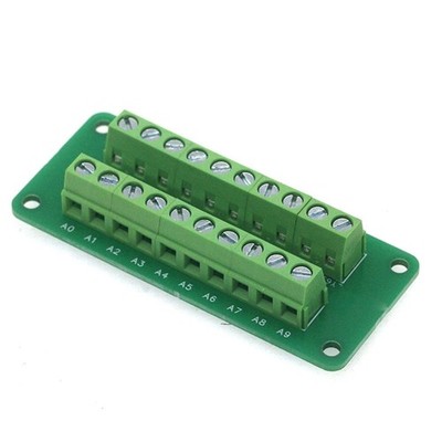 Professional 10 Circuit Terminal Block Plastic Texture for Various Applications