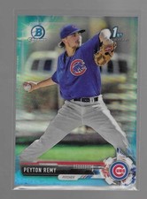 PEYTON REMY 2017 BOWMAN CHROME DRAFT SKY BLUE REFRACTOR CARD #BDC-113  /399