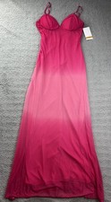 Violet Weekend Dress Juniors Size 7/8 Glitter Ombre Strappy V-Neck Gown Prom