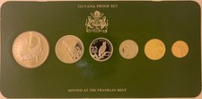 1976 Guyana Proof 6 Coin Set