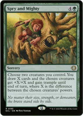 #ad #ad Spry and Mighty 0195 Lorwyn Eclipsed ECL MTG NM M $1.79