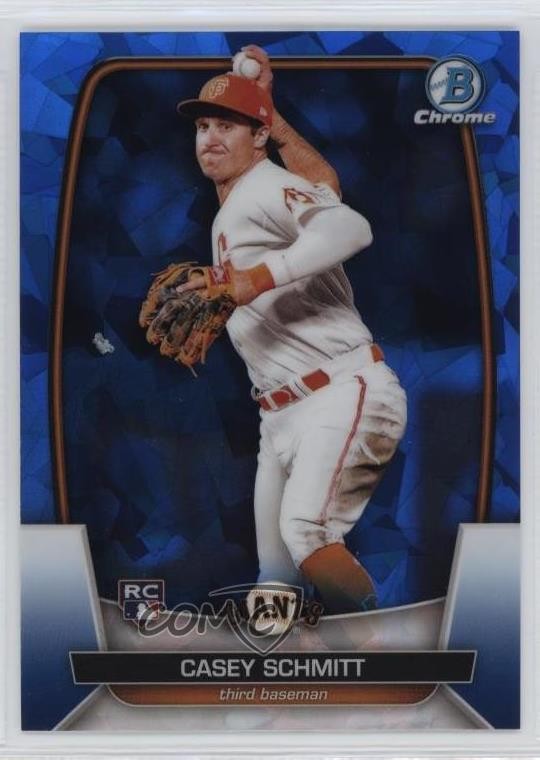2023 Bowman Chrome Sapphire Edition Casey Schmitt #38 Rookie RC