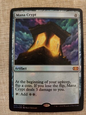 MTG English Mana Crypt 270 NM Foil Double Masters 2XM