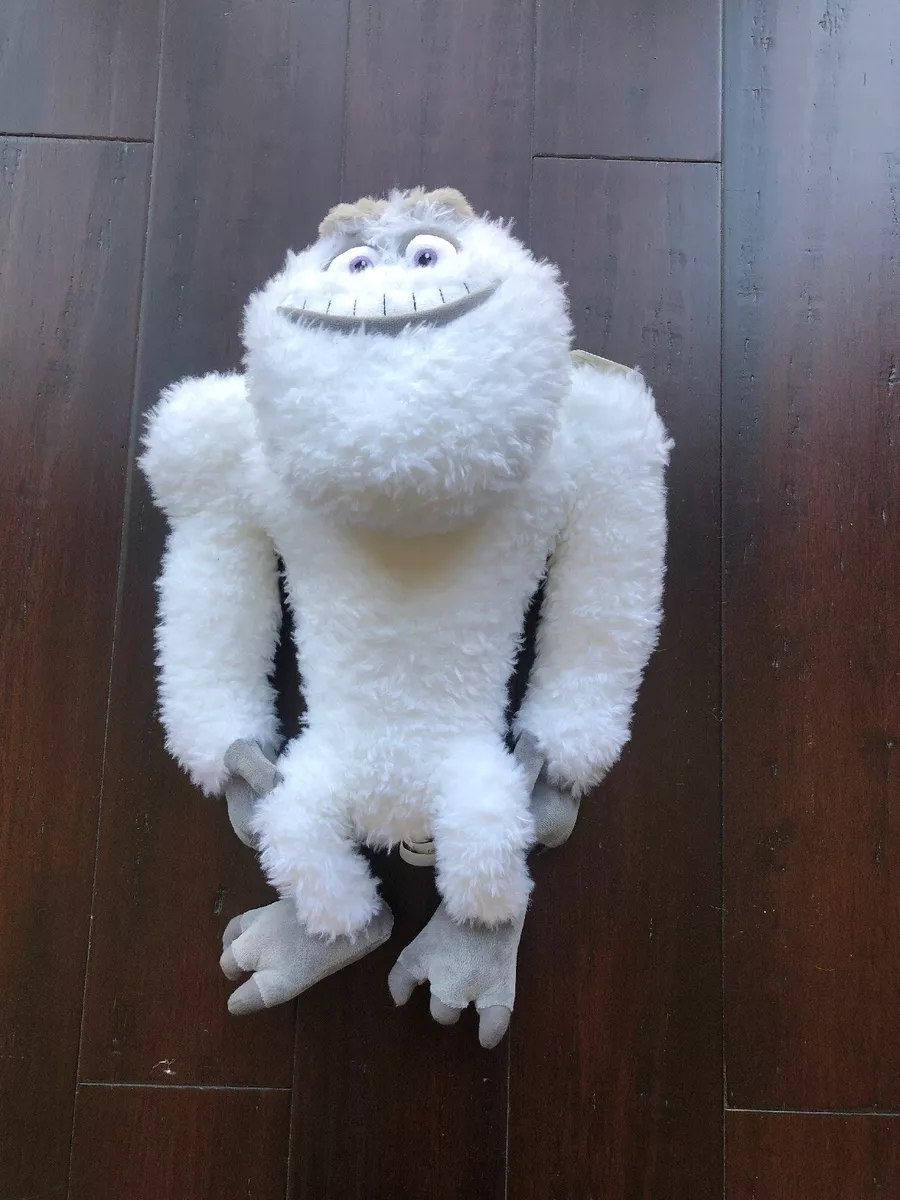 DISNEY STORE PIXAR Plush YETI Abominable Snowman MONSTERS INC Lg White  Bigfoot