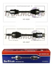 Pair of Front CV Joint Axle Shaft SurTrack Set For Acura RDX FWD 10-12 AWD 07-12