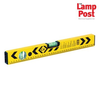 CK Tools T3494 16 Kasten Profil Wasserwaage Aluminium 400 mm / 16'' 2 Fläschchen