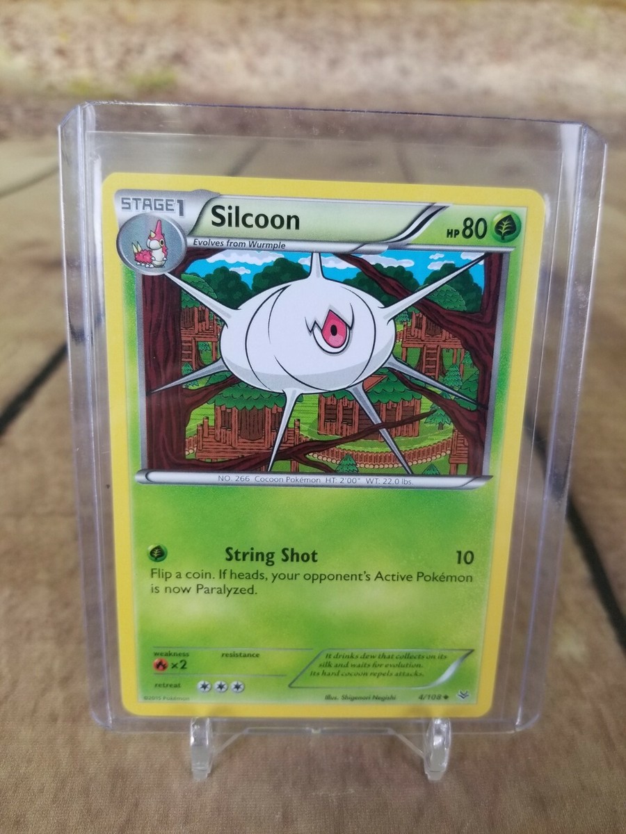 Silcoon HP80 Grass #4/108 Pokemon 2015 Card | eBay