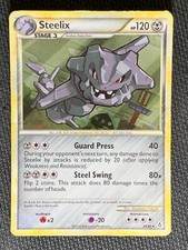 Steelix - 24/95 - Crosshatch Holo Rare League Promo Unleashed Pokemon Card