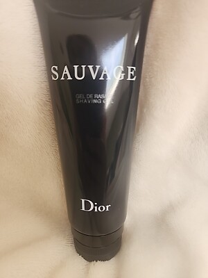 New/Sealed Men s Christian Dior  Sauvage  Shaving Gel 4.2 Oz/ 125 Ml