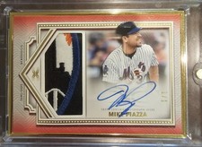 2022 Topps Definitive Framed Autographed Patch Mike Piazza 1/1