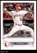 2022 Topps Update #241 Ryan Tepera Angels 8 - NM/MT