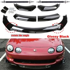 For Toyota Celica Front Bumper Lip Body Kit Spoiler Splitter Gloss Black For Toyota Celica Front Bumper Lip Body Kit Spoiler Splitter Gloss Black