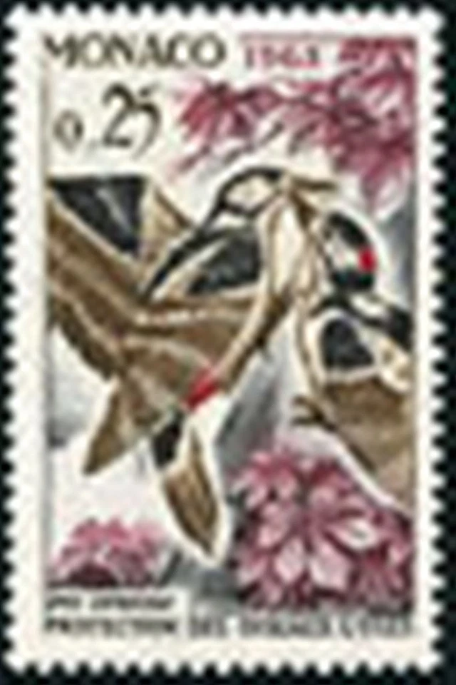 Mónaco Stamp Troqueladora N º 585" Pájaros, Pico Ophrys 25C " Nueva Xx - Imagen 1 de 1