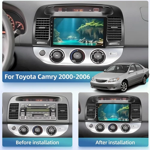 Android 15 Carplay Car Radio Stereo GPS Navi BT 2+64G For Toyota Camry 2000-2006 - Picture 4 of 24