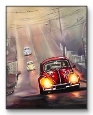 Kunst Bild Ölgemälde Unikat Orginal Auto
