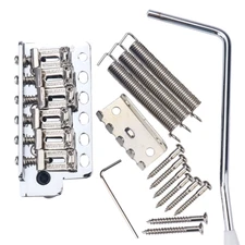 Wilkinson WV6 Tremolo Bridge For Strat Stratocaster Electric Guitar Parts Chrome