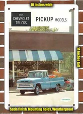 Metal Sign - 1965 Chevrolet Pickups