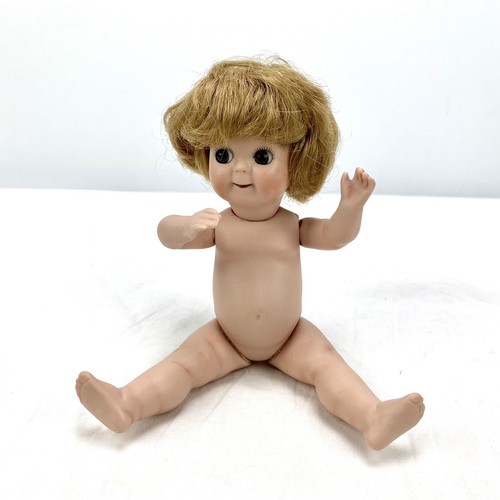 Riproduzione vintage JDK 221 Ges Gesch Googly Googlie Eye 8"" bambola porcellana biscotto - Foto 8 di 10