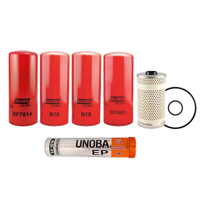 VOLVO OIL CHANGE KIT, B76, BF7814, B7685, PF7744, FREE GREASE