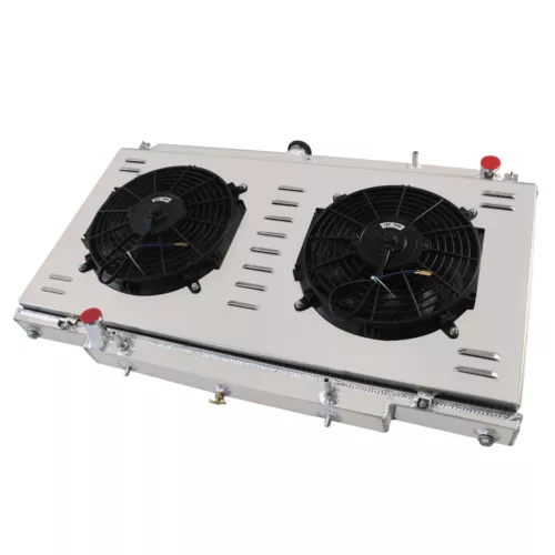 3ROW RADIATOR.SHROUD+FAN RELAY Fit NISSAN GU PATROL Y61 TD42 2.8,3.0 4.2L ZD30CR - Picture 6 of 10