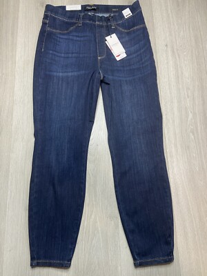 Judy Blue Jeans Women 14W Blue Skinny Mid Rise Stretch Denim Dark Comfort