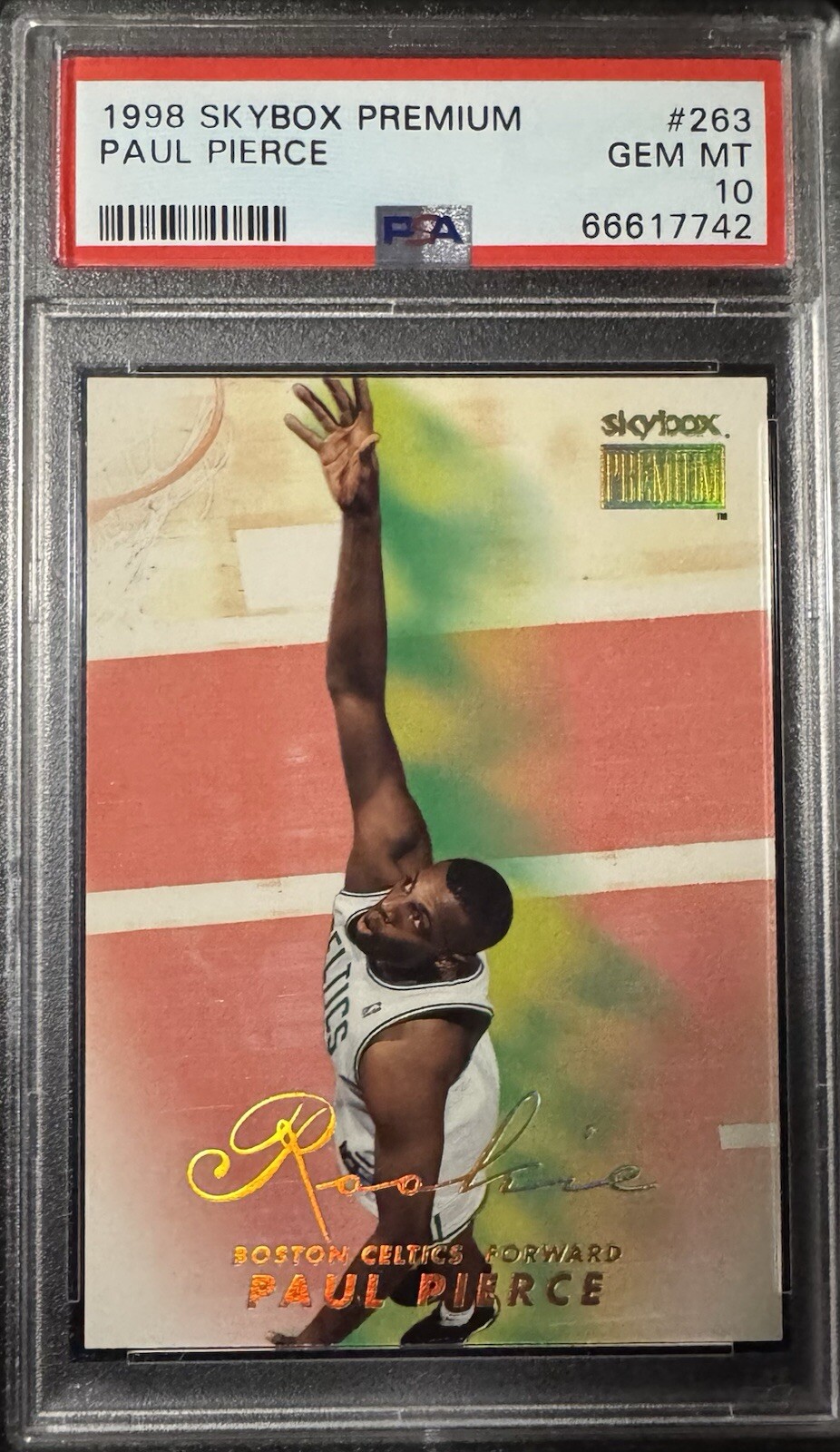 1998 Skybox Premium #263 Paul Pierce RC HOF Rookie PSA 10 GEM MINT Low Pop 17