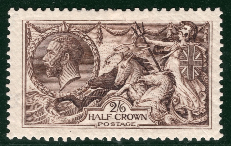 GB KGV SEAHORSE High Value SG.399 2s/6d (1913) WATERLOW Mint MM Cat £400 YOR132 - Image 4 of 4