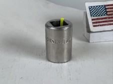 THORSEN 522, 1/2 drive 12pt Socket, size 11/16in., made in USA - Yellow